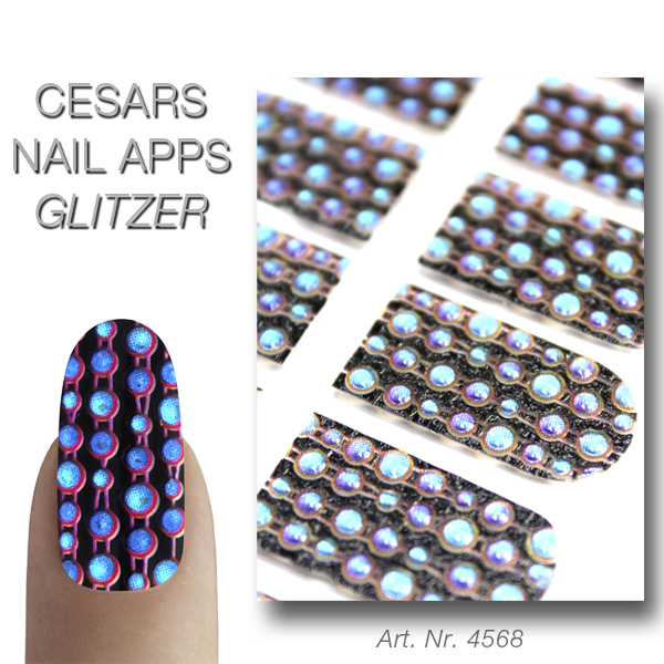 Cesars Nail App 8 Glitter